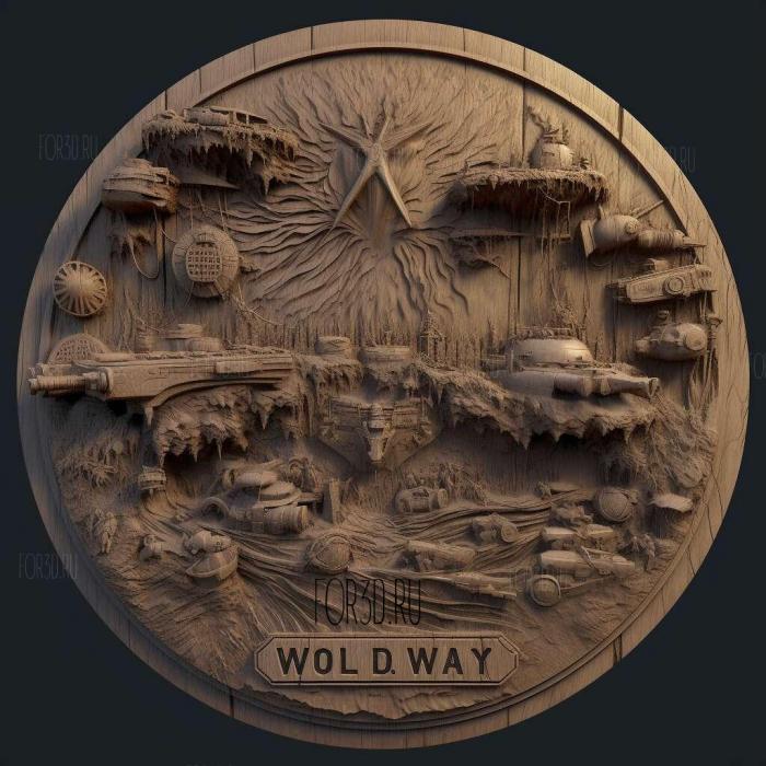 Call of Duty World at War Final Fronts 1 stl model for CNC